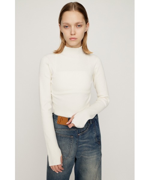 SLY（スライ） ニット セーター 「2サイズ展開」BASIC HG RIB H/N TOPS 