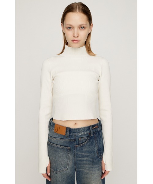 SLY（スライ） ニット セーター 「2サイズ展開」BASIC HG RIB H/N TOPS