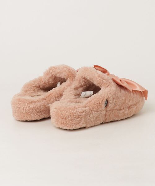 「UGG」 リボンフラットサンダル 22cm ピンク レディース_画像2