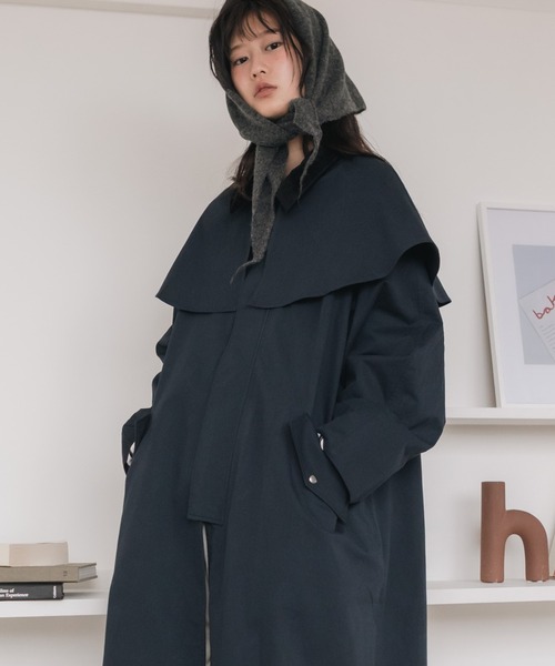 3.PARADIS 希少 ロングコート HEILIS（ヘイリス） ステンカラーコート コート 「original」3WAY