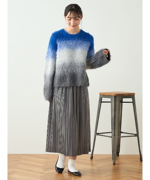 ニット セーター 「WEB限定」グラデーションプルオーバー FURRY