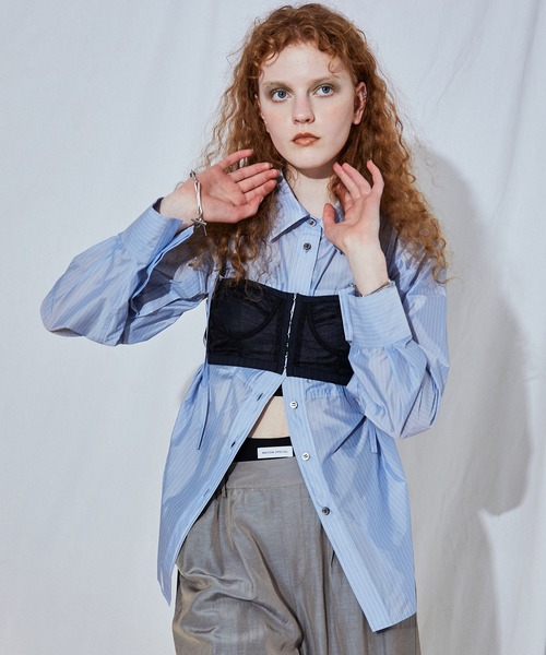 MAISON SPECIAL（メゾンスペシャル） 長袖シャツ FREE ホワイト