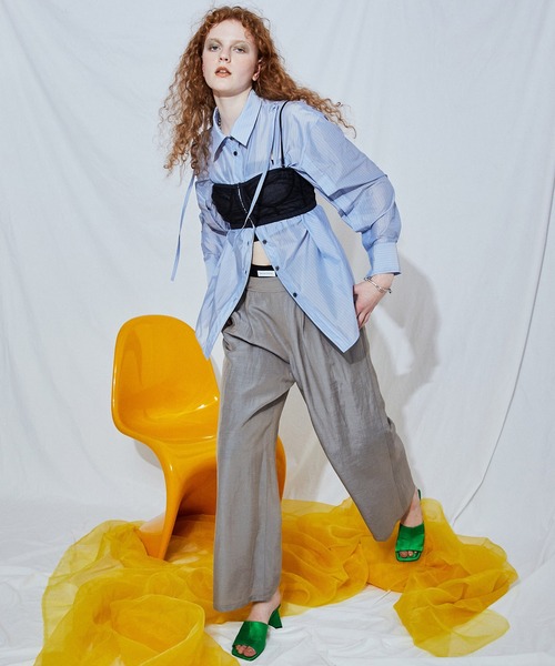 MAISON SPECIAL（メゾンスペシャル） 長袖シャツ FREE ホワイト