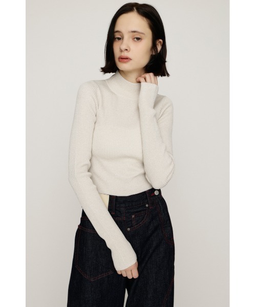 SLY（スライ） ニット セーター GLITTER COMPACT TOPS グリッター