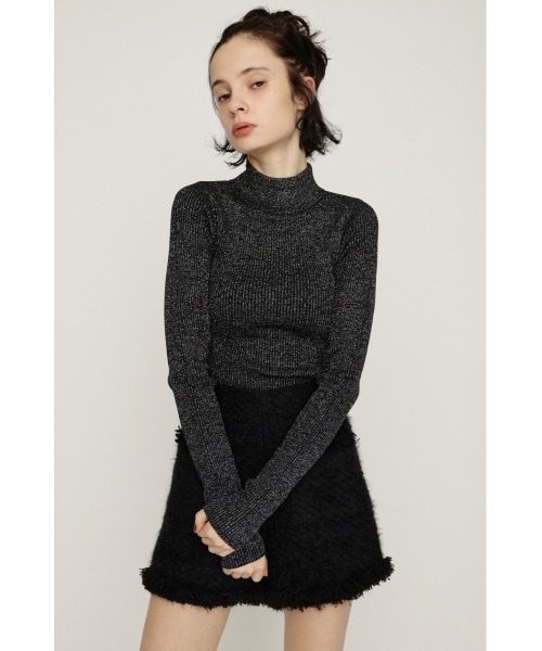 SLY（スライ） ニット セーター GLITTER COMPACT TOPS グリッター