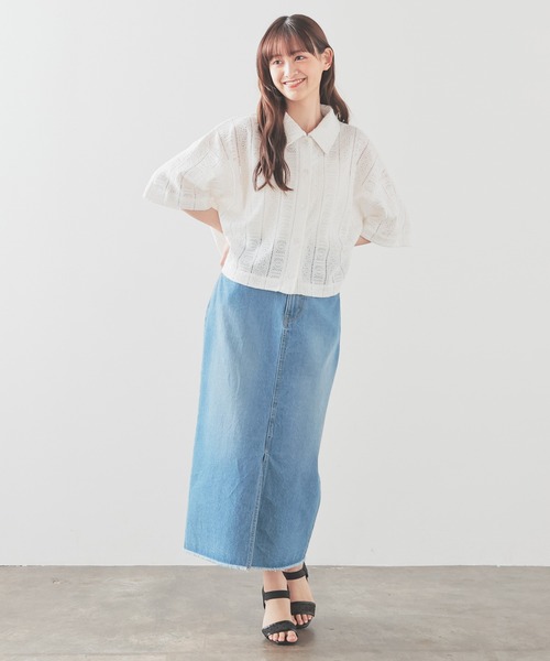 「Honeys」 半袖シャツ L ブラック レディース_画像4