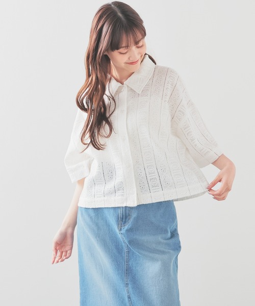 「Honeys」 半袖シャツ L ブラック レディース_画像5