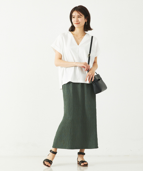 「abahouse mavie」 ロングスカート フリー ブラック レディース_画像9