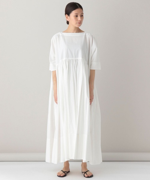 「Curensology」 半袖ワンピース 38 ブルー レディース_画像6