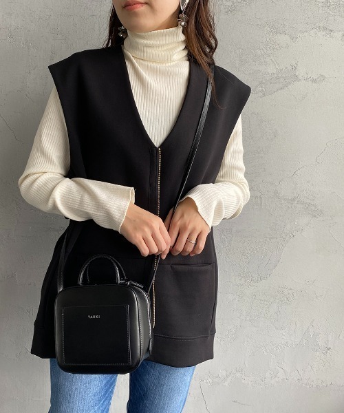 「YAHKI」 ショルダーバッグ ONE SIZE ライトグレー レディース_画像7
