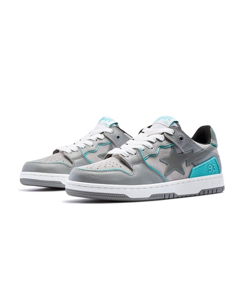 A BATHING APE（アベイシングエイプ） ローカットスニーカー 70 グレー