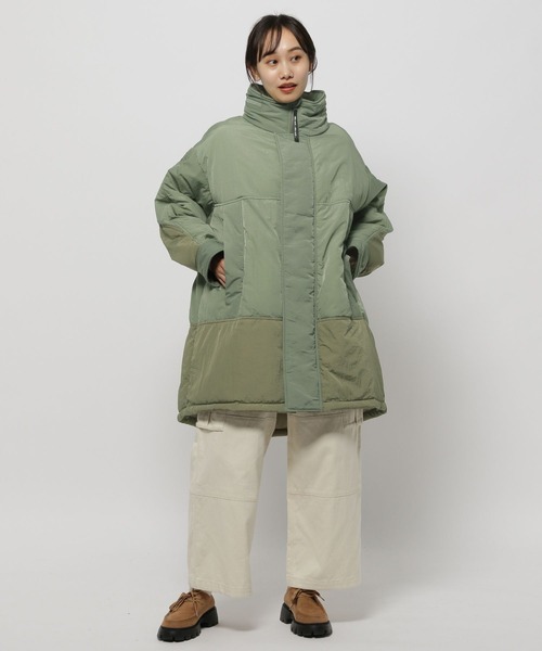 niko and…（ニコアンド） 中綿ブルゾン MEDIUM グリーン レディース