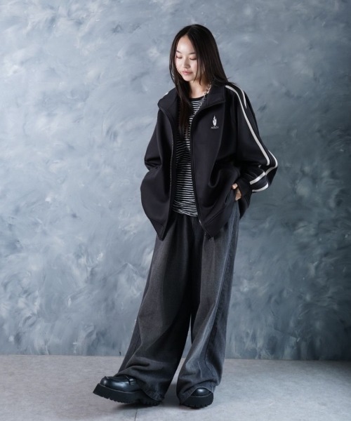 NOIZY ジャージ THREADS NOIZ TRACK JKT / ワンポイント 刺繍 サイド