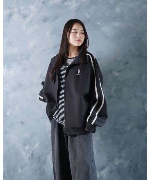 NOIZY ジャージ THREADS NOIZ TRACK JKT / ワンポイント 刺繍 サイド