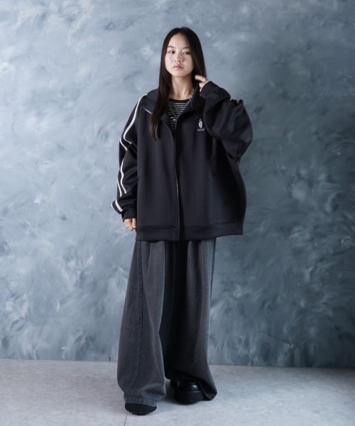 NOIZY ジャージ THREADS NOIZ TRACK JKT / ワンポイント 刺繍 サイド