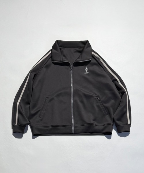 今市隆二　RILY Logo Track Top 【未使用美品】 NOIZY ジャージ THREADS NOIZ TRACK JKT / ワンポイント 刺繍 サイド