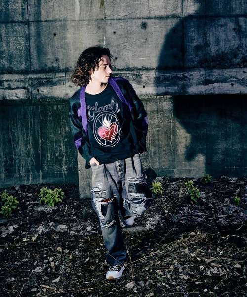 「glamb」 半袖Tシャツ S ブラック メンズの画像
