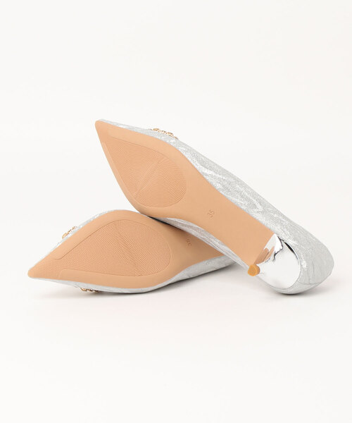 「Jasmine Grandiflorum」 パンプス 23.5cm シャンパン レディース_画像3