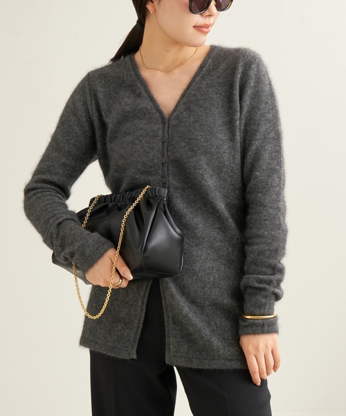 plage プラージュ カーディガン モヘア ブラック フリーサイズ plage プラージュ カーディガン モヘア ブラック フリーサイズ - メルカリ