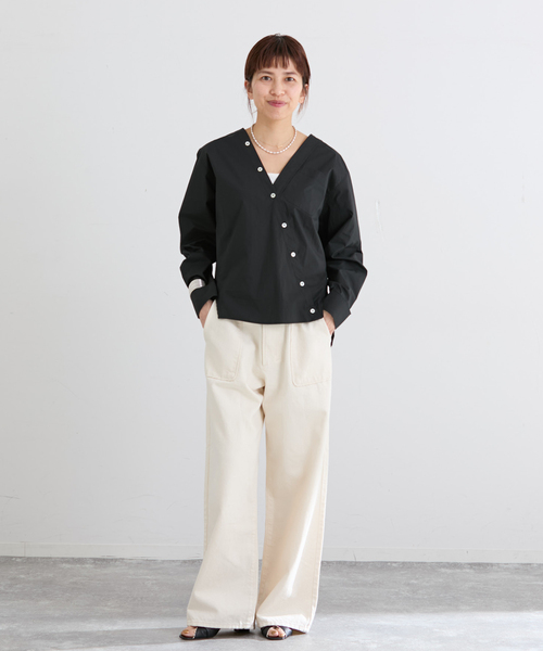 MA/RE ブラウス シャツ MA/RE/マレ カシュクールSHIRTS シャツ LIGHT