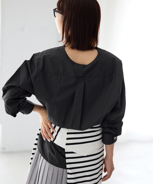 MA/RE ブラウス シャツ MA/RE/マレ カシュクールSHIRTS シャツ LIGHT