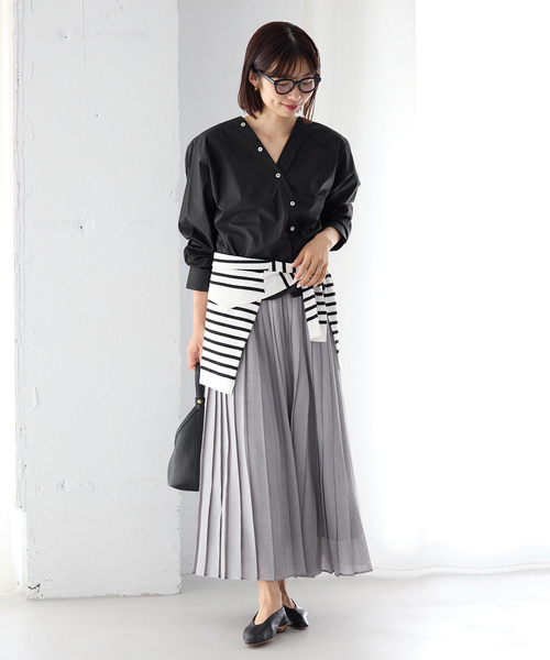 MA/RE ブラウス シャツ MA/RE/マレ カシュクールSHIRTS シャツ LIGHT