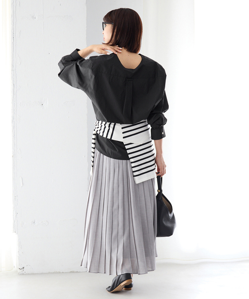 MA/RE ブラウス シャツ MA/RE/マレ カシュクールSHIRTS シャツ LIGHT