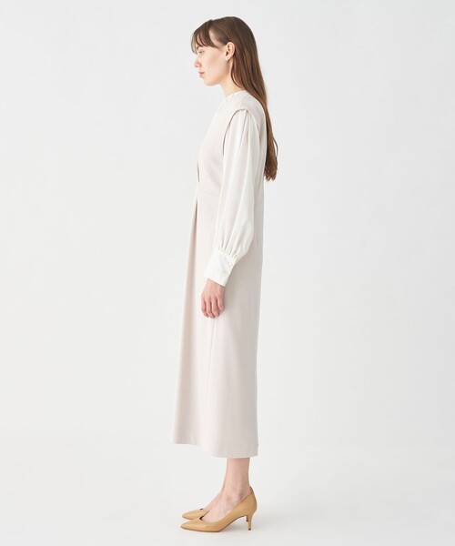 「BALLSEY」 ノースリーブワンピース 36 ネイビー レディースの画像