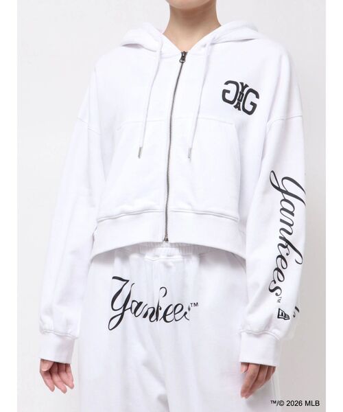 GYDA（ジェイダ） パーカー 「MLB × New Era ×GYDA」bijouショート