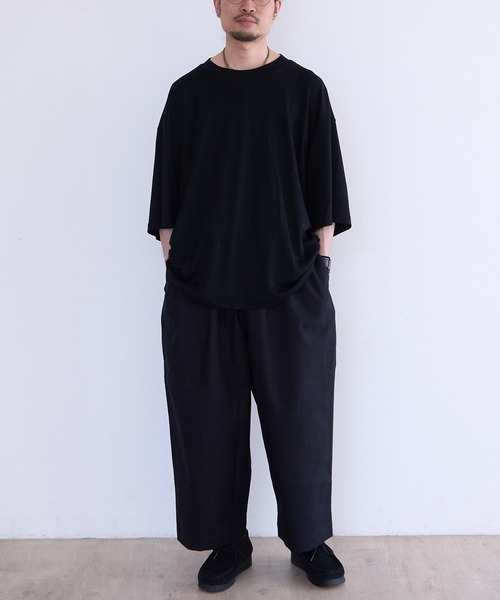 ワイドパンツ スラックス メンズの画像