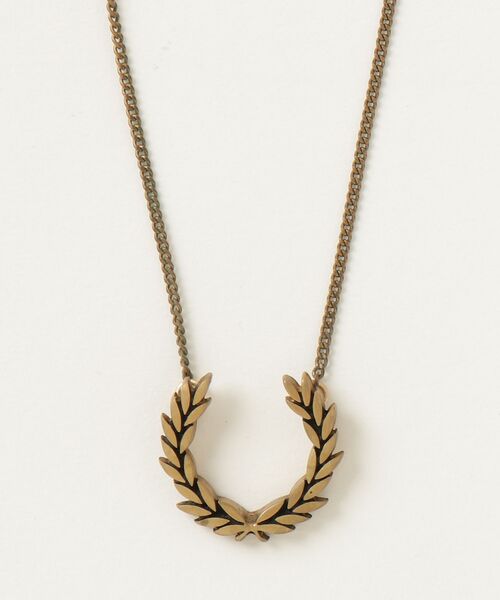 「FRED PERRY」 ネックレス ONE SIZE ゴールド レディース