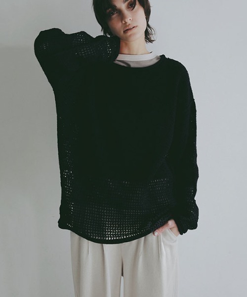 ETRE TOKYO（エトレトウキョウ） ニット セーター シアークロシェ