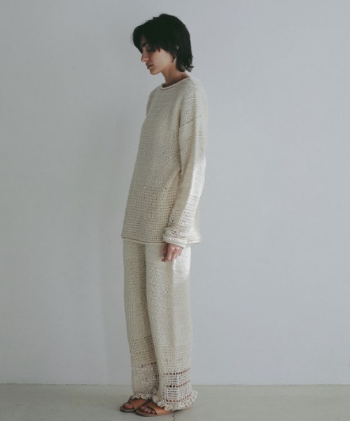 ETRE TOKYO（エトレトウキョウ） ニット セーター シアークロシェ