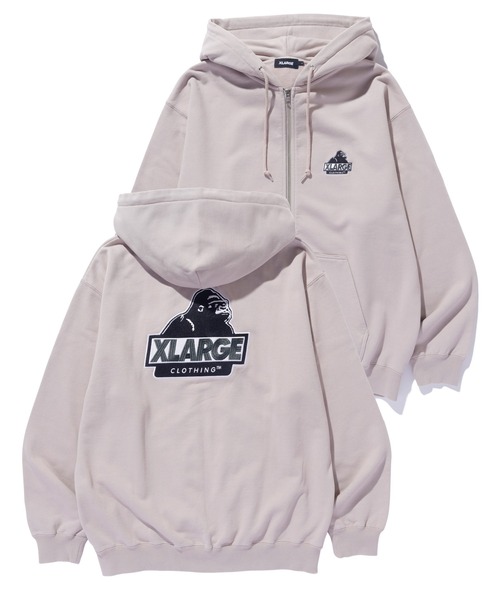 XLARGE（エクストラ ラージ） ジップアップパーカー L ベージュ メンズ 