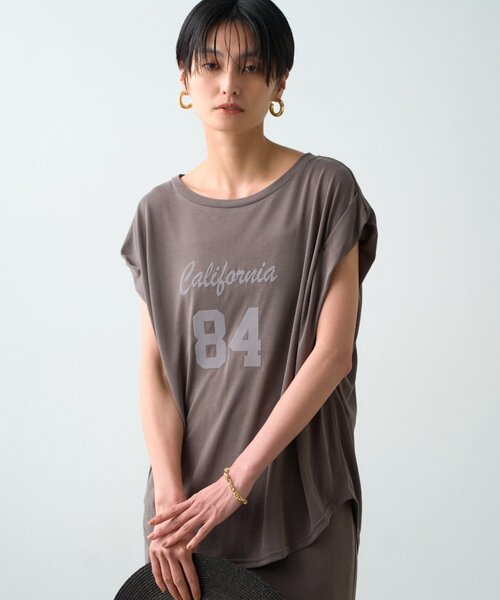 Loungedress（ラウンジドレス） tシャツ 半袖 ナンバリングフレンチT