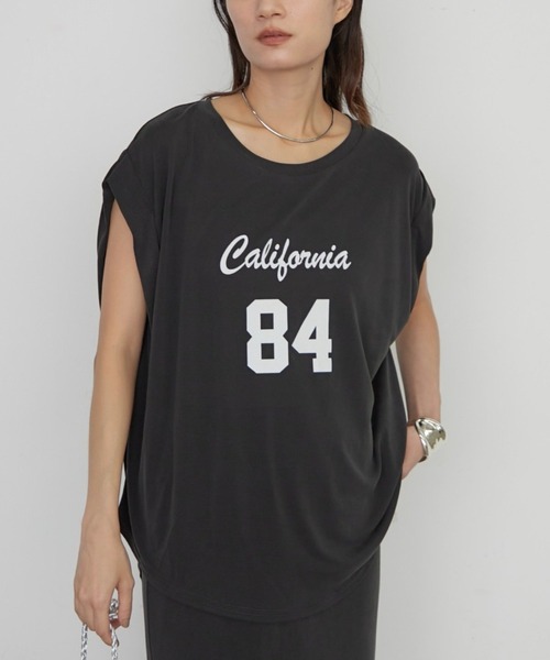 Loungedress（ラウンジドレス） tシャツ 半袖 ナンバリングフレンチT