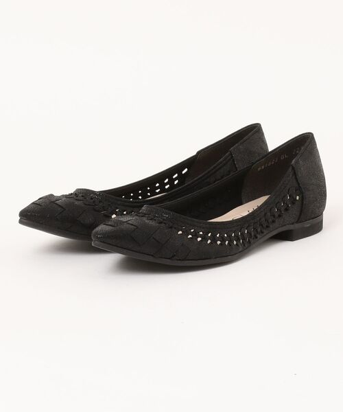 「Bridget Birkin」 フラットパンプス 23.5 シルバー レディース_画像4