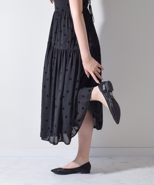 「Bridget Birkin」 フラットパンプス 23.5 シルバー レディース_画像9