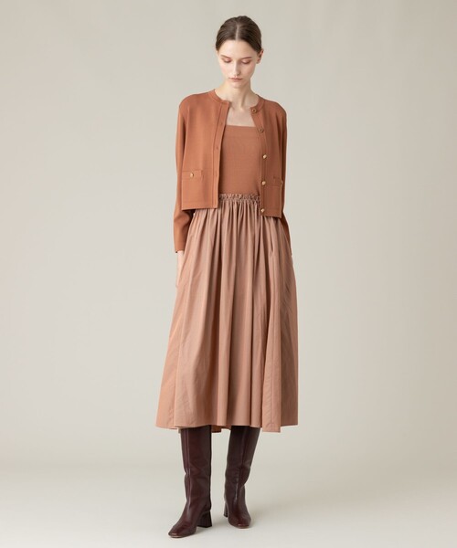 「LOULOU WILLOUGHBY」 キャミソールワンピース 2 ブラック レディース_画像7