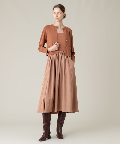 「LOULOU WILLOUGHBY」 キャミソールワンピース 2 ブラック レディース_画像8
