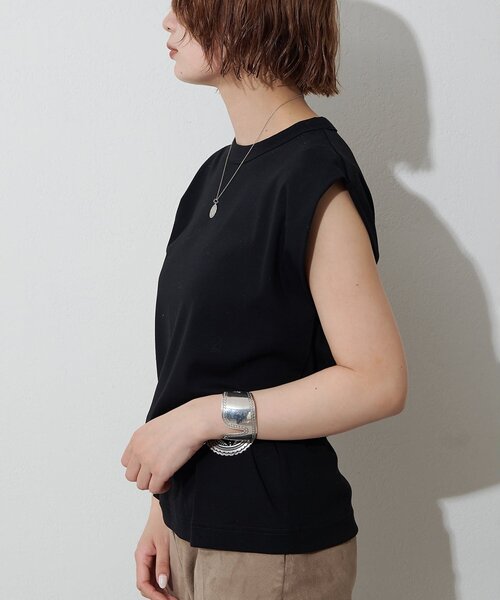 Whim Gazette（ウィム ガゼット） tシャツ タックノースリーブプル