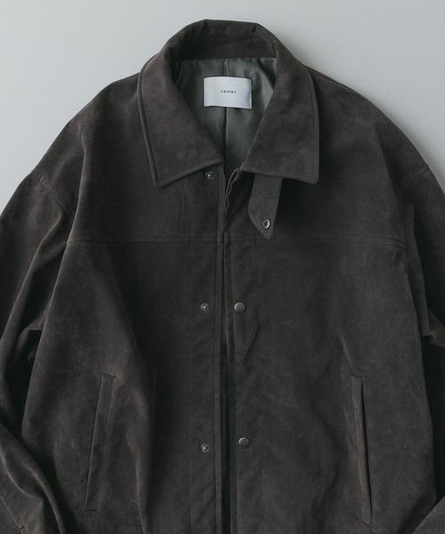 remer ブルゾン アウター 厚手 remer 26秋冬新作 - faux nubuck dual