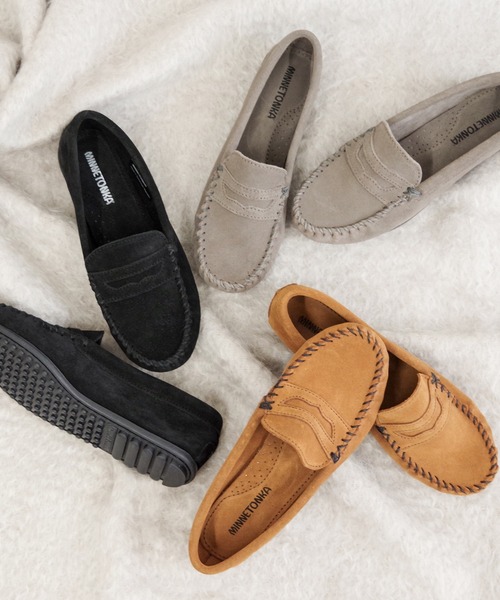「Minnetonka」 モカシンシューズ 6 ブラウン レディース_画像2