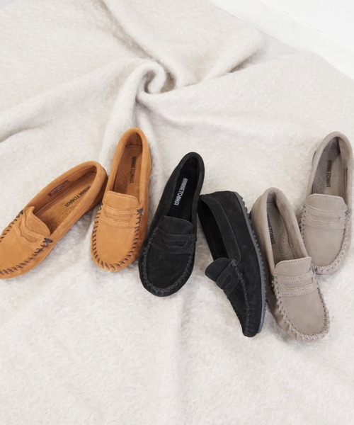 「Minnetonka」 モカシンシューズ 6 ブラウン レディース_画像3
