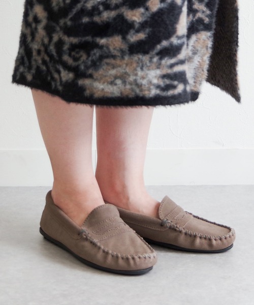 「Minnetonka」 モカシンシューズ 6 ブラウン レディース_画像7