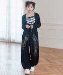 スウェットパンツ ジャージ カーブロゴバレルレ...の詳細画像4