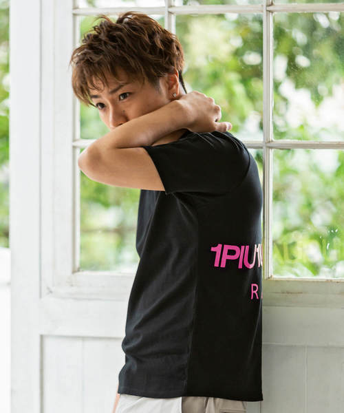 tシャツ Tシャツ 1PIU1UGUALE3 RELAX(ウノピゥウノウグァーレトレ)ネオンカラーロゴプリント 半袖Tシャツ|ZOZOTOWN |04
