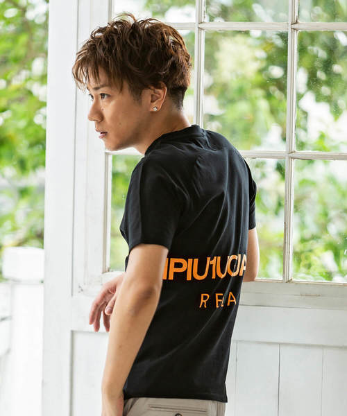 tシャツ Tシャツ 1PIU1UGUALE3 RELAX(ウノピゥウノウグァーレトレ)ネオンカラーロゴプリント 半袖Tシャツ|ZOZOTOWN |05