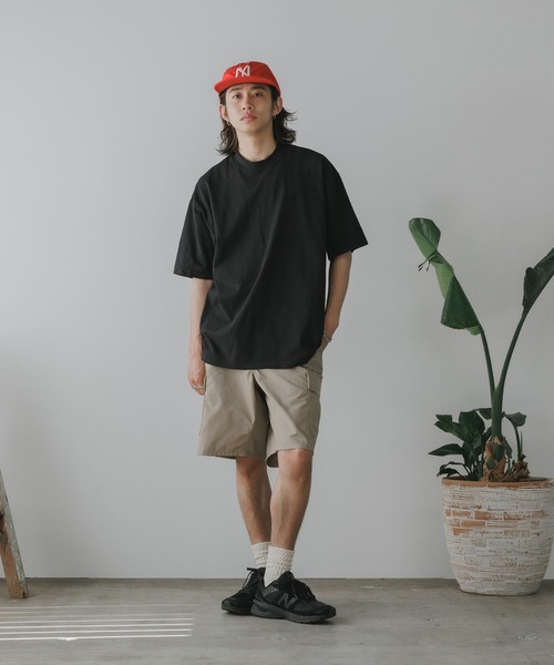 【LA APPAREL / ロサンゼルスアパレル】Big T-shブラック ロサンゼルスアパレル Tシャツ 通販 綿100% 半袖 メンズ ブランド 無地