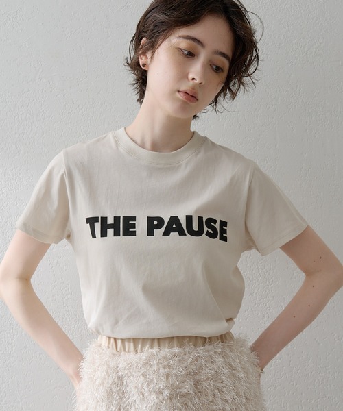 Whim Gazette｜【THE PAUSE】THE PAUSE刺繍Tシャツ | Rakuten
